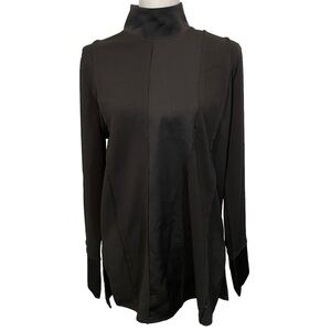 Zara Black Long Sleeved Colorblock Tunic.  Size M